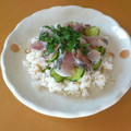 まんまるかえる's cooksnap of when they made しらすときゅうりの白梅酢のお寿司.
