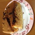 ちげつ's cooksnap of when they made 炊飯器で簡単☆ チョコ&バナナケーキ.