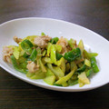 ♪珠香♪'s cooksnap of when they made 簡単！セロリと豚肉のマヨ炒め.