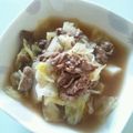 ひめ姉さま's cooksnap of when they made 水菜と牛肉の甘辛煮.