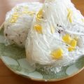 boofoochee's cooksnap of when they made ✿しそコーンおにぎり✿.
