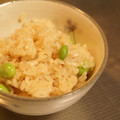 こはがえる's cooksnap of when they made 生姜ともちもちのえだまめし.