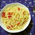 xion 0126's cooksnap of when they made 超簡単で夏にピッタリ！トマトの冷静パスタ.