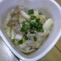 zawamin's cooksnap of when they made 長いもと豚肉のめんつゆにんにく炒め.