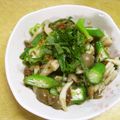 ばたふりぃ's cooksnap of when they made 梅！しめじとおくら.