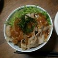 さユッケ's cooksnap of when they made たまねぎソースで☆豚丼.