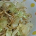 ちゃびぃ♡'s cooksnap of when they made キャベツとしめじのオイスター炒め.