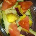 霧谷莉央's cooksnap of when they made ほんのり甘み☆ズッキーニと薩摩芋のサラダ.