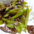 ハートキャンディ's cooksnap of when they made 牛肉とセロリのオイスターソース炒め.