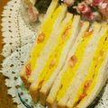 るるおか's cooksnap of when they made ✿かぼちゃとトマトのサンドイッチ✿.