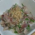 ちゃびぃ♡'s cooksnap of when they made 鯵のたたき.