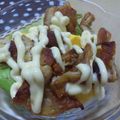 Machalin's cooksnap of when they made パリパリッ☆鶏皮と卵のレタスサラダ☆.