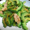 hitomiyasu's cooksnap of when they made ゴーヤと豚肉の甘辛炒め.