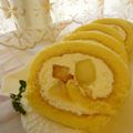 りょく★'s cooksnap of when they made フレッシュピーチのロールケーキ♪.