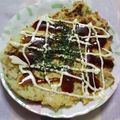 mocamama12's cooksnap of when they made 簡単ヘルシー♪おからのフワフワお好み焼き.