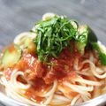 spark555's cooksnap of when they made たこときゅうりの簡単冷製パスタ　.