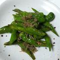 Leone0815's cooksnap of when they made 万願寺唐辛子（甘長唐辛子）のじゃこ炒め.