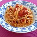 natoline's cooksnap of when they made アンチョビのトマトソーススパゲティ.