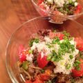 tomokichi0907's cooksnap of when they made トマト＆おろしでさっぱり　肉野菜丼.