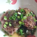 氷室☆蘭's cooksnap of when they made 塩麹ハンバーグ☆和風おろし新玉ねぎソース.