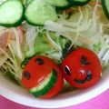 Chokoモンブラン's cooksnap of when they made ◎お弁当簡単キャラおかず◎パックントマト.