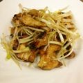 sadcat's cooksnap of when they made 鶏肉のピリ辛、ネギのせ。.