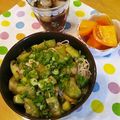 ３児のかーさん's cooksnap of when they made 揚げ茄子のぶっかけそうめん.
