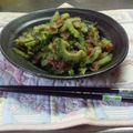 自称 サギーさん's cooksnap of when they made ヘギーさんのゴーヤ.