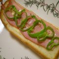 てーぶるすぷーん's cooksnap of when they made ピーマンonベーコンチーズトースト✿.