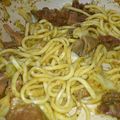 r♡a…mam's cooksnap of when they made 焼肉うどん？？.