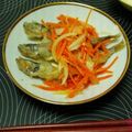 chiantiaki's cooksnap of when they made フライパンで、カリカリしゃもの南蛮漬け.