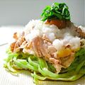 jenis's cooksnap of when they made 豚しゃぶおろし蕎麦（梅風味）.