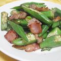 ひかるーい's cooksnap of when they made スピード料理◇オクラの炒め物.