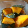tonman's cooksnap of when they made おばあちゃんの味！かぼちゃの煮物.