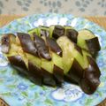 チーム預金's cooksnap of when they made 簡単おいしい☆ナスの塩もみ☆.