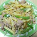 ryosuke128's cooksnap of when they made 豚じゃがピリ辛炒め.