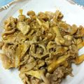 chaiko５'s cooksnap of when they made エリンギと豚肉の♡韓国風コチュジャン炒め.