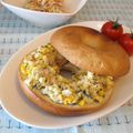 バカリャウ's cooksnap of when they made ベーグルのツナたまトースト.