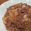 aoyama:oku's cooksnap of when they made 大根と挽肉のとろみ煮！.