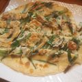 plumeria22's cooksnap of when they made チーズチヂミ.