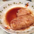 親ブタ子ぶた's cooksnap of when they made 肉巻き豆腐照り焼き.
