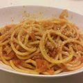 ともこデラックス's cooksnap of when they made スパゲッティ・アマトリチャーナ　.