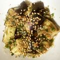 through111's cooksnap of when they made レンジde簡単②蒸しなすのねぎ塩和え.