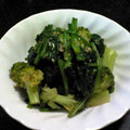 いなまつ's cooksnap of when they made ほうれん草のゴマ海苔和え.