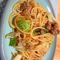 あやみーー's cooksnap of when they made 止まらない！サバ缶とオクラの醤油パスタ.