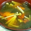 あんのひなめ's cooksnap of when they made ✿えのきとわかめのピリ辛スープ✿.