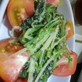 みっつみつ's cooksnap of when they made シャキ2＆栄養ばっちり水菜と法蓮草サラダ.