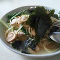 ふわぽん's cooksnap of when they made 鶏肉・水菜のコンソメ’スパゲッティ♪♪.