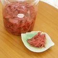 反省堂書店（のぐち）'s cooksnap of when they made 赤紫蘇・梅酢で漬ける…「紅生姜」.