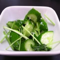 rem★'s cooksnap of when they made 簡単美味☆三つ葉ときゅうりの塩こうじ和え.